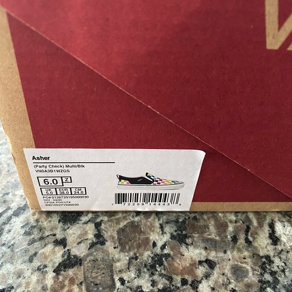 Vans - Asher - Party Check - SZ 6 - Picture 2 of 3